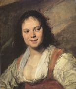 Frans Hals Gypsy Girl (mk05) oil painting reproduction